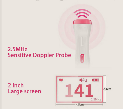 Foetale hartslagmeter Thuis Zwangerschap Baby Foetale geluidshartslagdetector